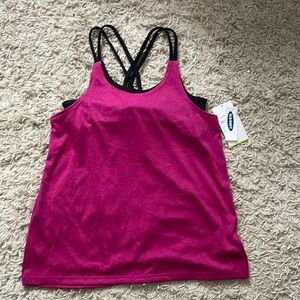 Girl’s Old Navy Go-Dry Cool Tank with Built in Sports Bra